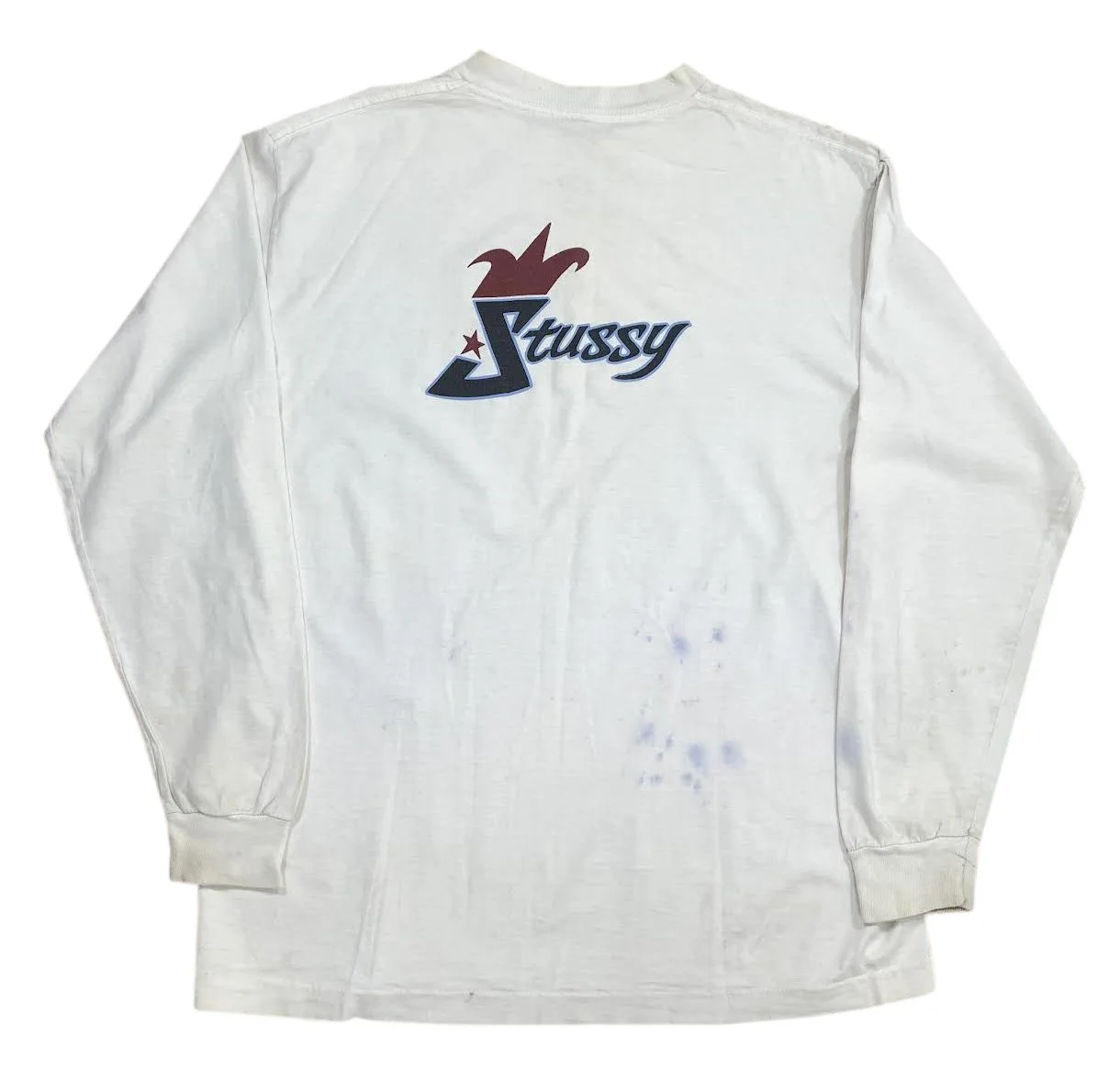 ★STUSSY★ Joker T-Shirt White Stussy Joker Tee White Men's - SS25 - US
